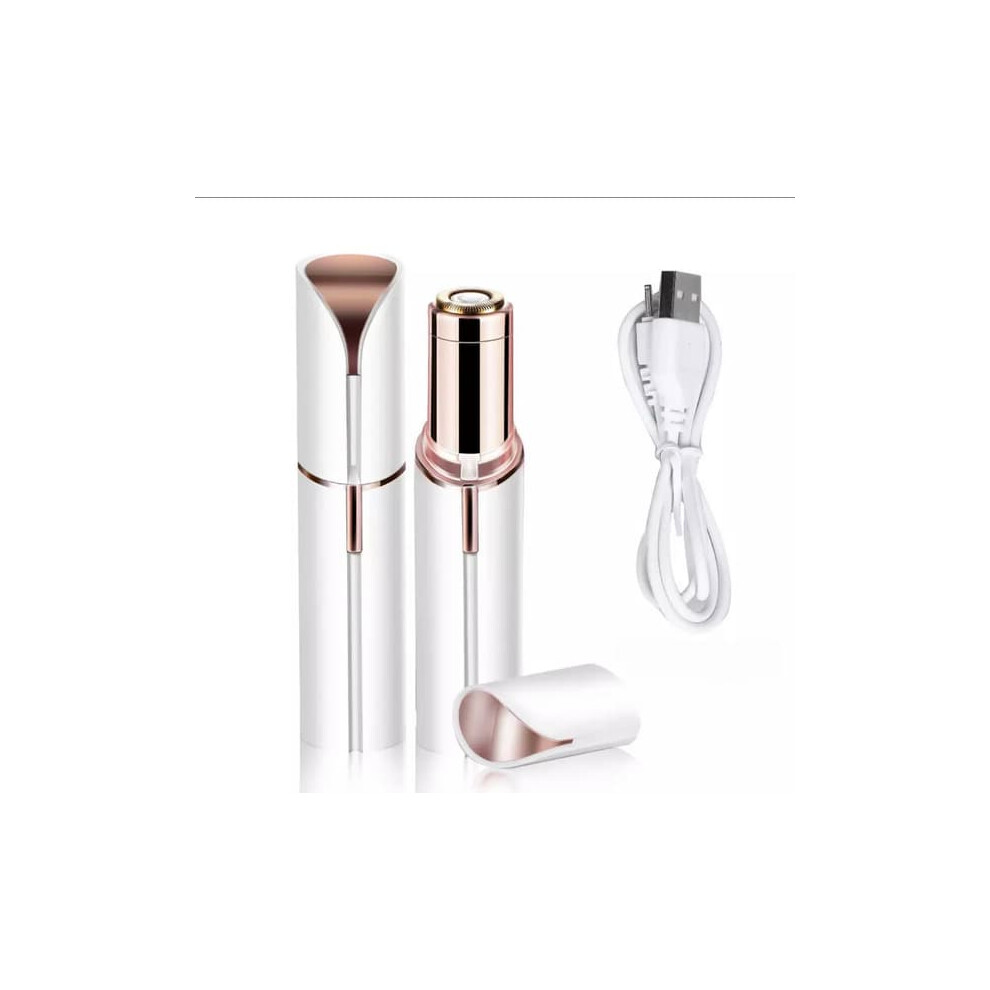 Epilator for eyebrows facial nose bikini hair white