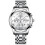Men's wristwatch with silver bracelet 1