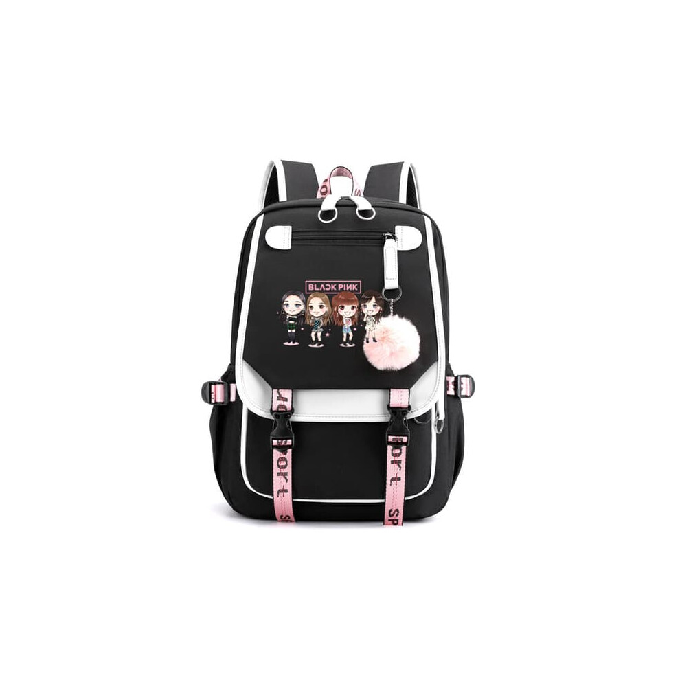 BLACKPINK 白色双肩背包 1个