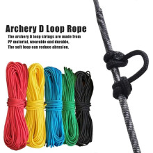 Archery D-Loop Rope for Compound Bow String, 3M Black