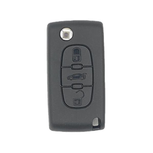 Key Shell for Citroen Peugeot 3-Button Key 2 pcs