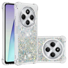 Xiaomi Redmi 14C 4G phone case silver hearts
