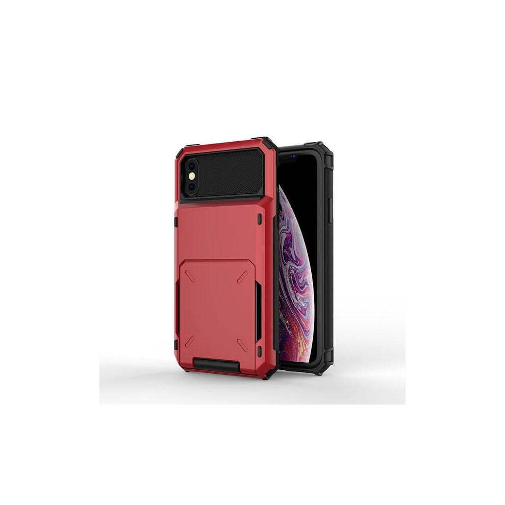 Shockproof Rugged Case For Iphone Xs Max Red 962029653820