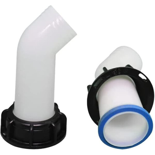 IBC Tank Extension Nozzle Valve with Nut 1000L