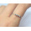 Anello antistress in platino e oro, girevole e regolabile 5