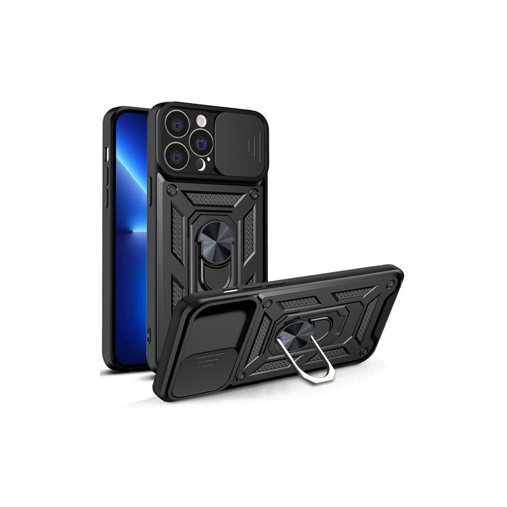 Iphone 13 Pro Max Hybrid Armor Case With Camera Screen Â Black 962125828207