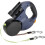 Double Foldable Dog Leash Gray 3M Two Cords 1