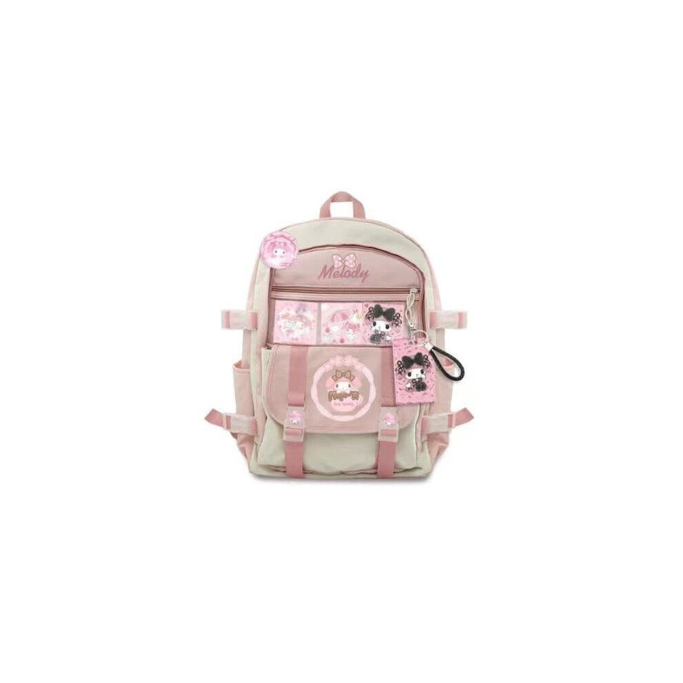 Sanrio backpack for students with anime prints, large