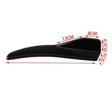 Universal Car Front Lip Rear Lip Spoiler Anti Collision Scratch Bumper Rear Corner Protector (Carbon Fiber)
