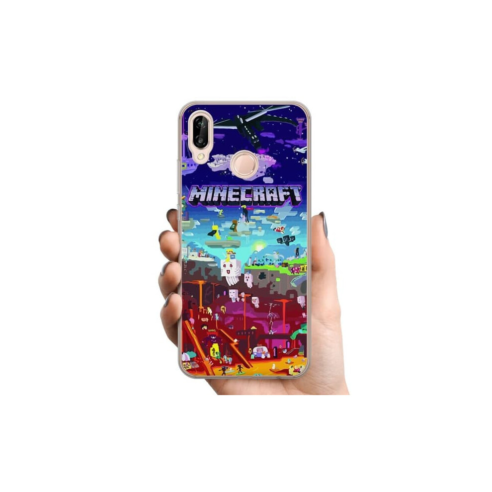 Huawei P20 Lite Tpu Phone Case Minecraft Design 962125848908