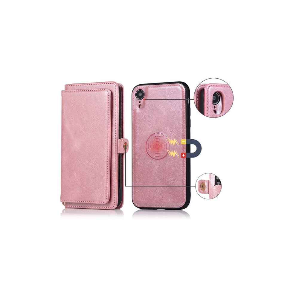 Double Wallet Case For Iphone Xr Rose Gold 962029655398