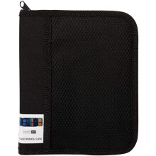 Pencil case black multicolor contents included