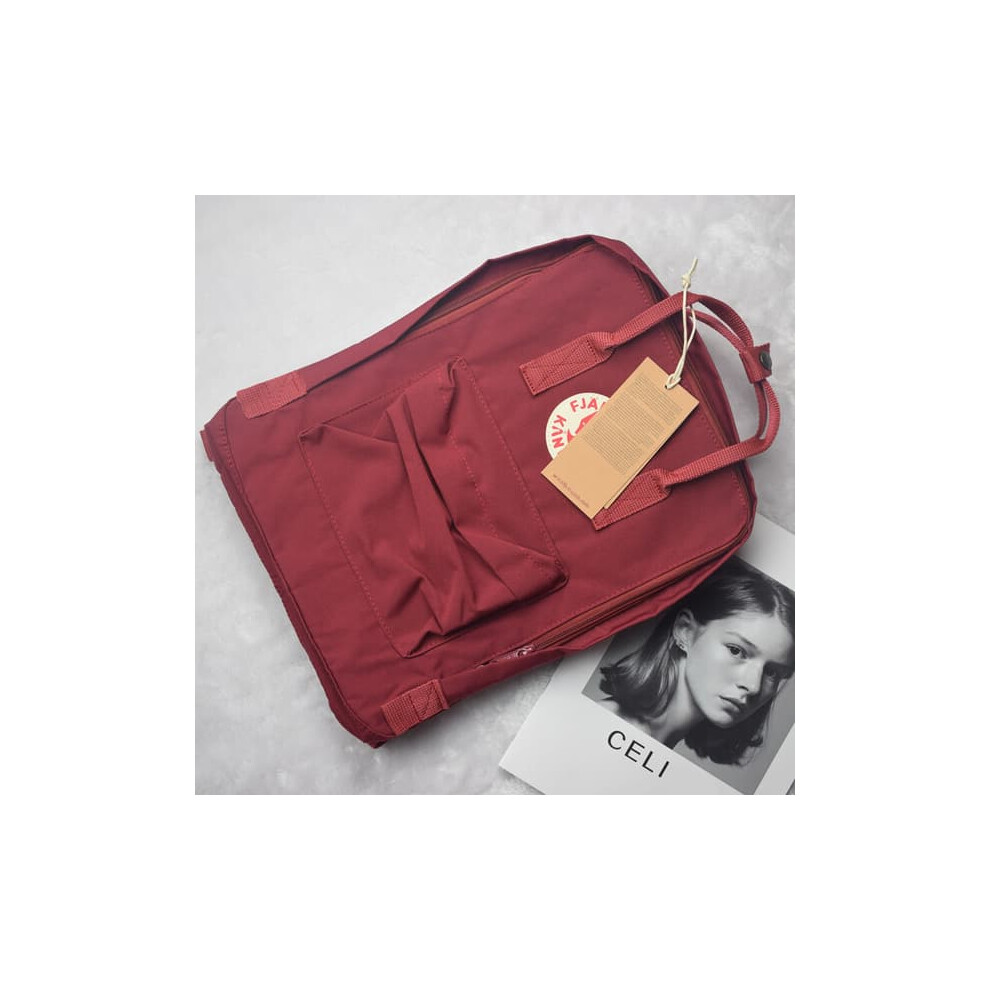 Backpack Laptop Bag Large Capacity Red 16L