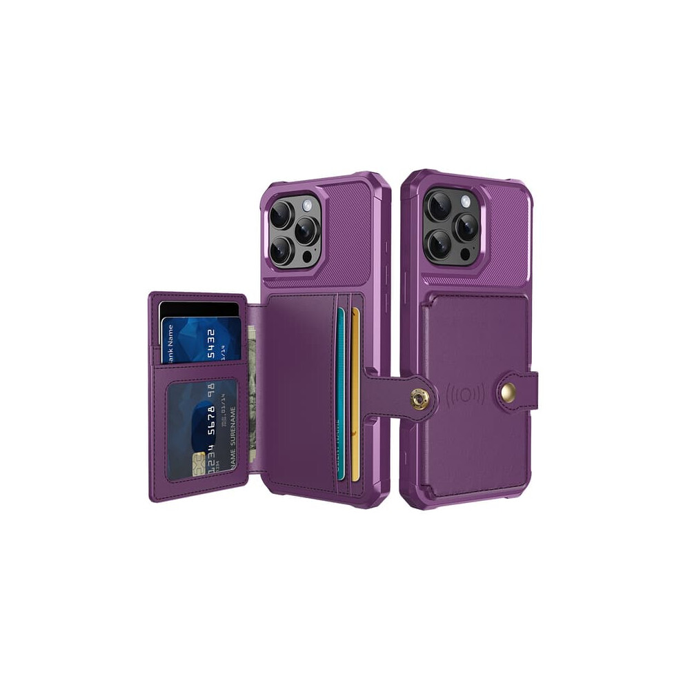 Iphone 16 Pro Max Case With Card Slot Purple 962125840797