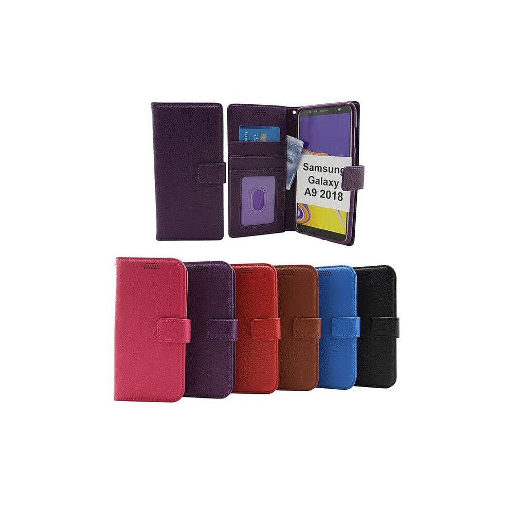 Standcase Wallet For Samsung Galaxy A9 2018 Purple 962029292906
