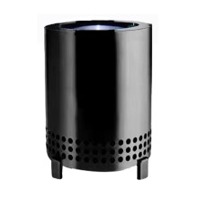 Table Stove for Fireplace and Camping Stainless Steel Black