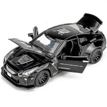 Nissan GTR R35 diecast car 1:32 black