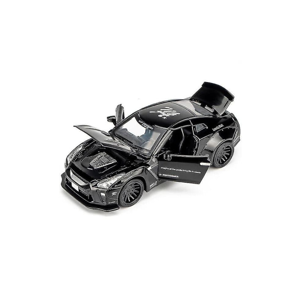 Nissan GTR R35 diecast car 1:32 black