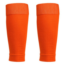 Football Shin Guards Elastic Kids Youth Orange 1 Pair