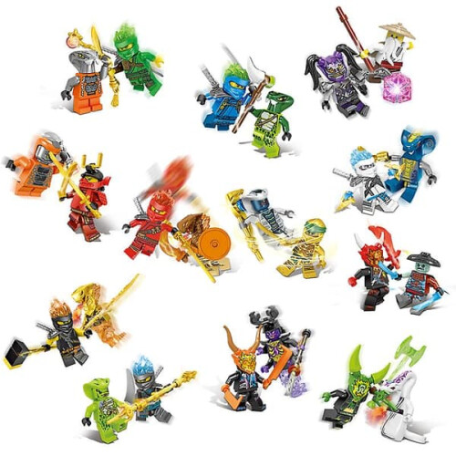 Ninja minifigurer set 24 delar 1