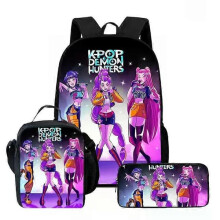 Sac à dos Kpop Chasseurs de Démons, Sac bandoulière, Sac à déjeuner, Trousse, Sac à dos scolaire [YJD] A