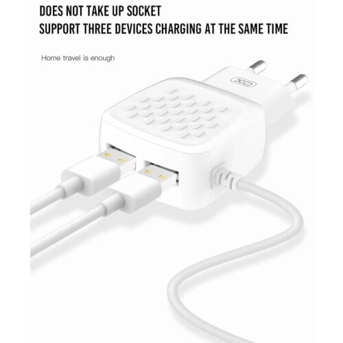 Ładowarka ścienna USB z kablem Lightning do iPhone'a, biała 2