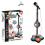 Kids Electric Microphone with Adjustable Stand Black 1