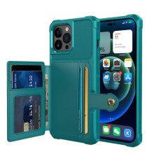 iPhone14Pro Max zöld sima tok kártyatartóval