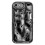 Συμβατή με θήκη τηλεφώνου Electroplated Meteorite TPU Texture - WELLNGS Black για συμβατότητα με iPhone 1