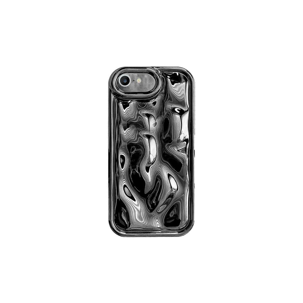 Tpu Phone Case With Meteorite Texture For Iphone Se Black 962029302704