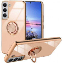 Etui Samsung S21FE eleganckie, odporne na wstrząsy z uchwytem na pierścień