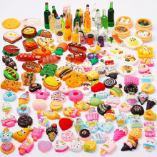Miniature Food for Dollhouse Kitchen Accessories 100 pcs