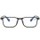 Lesebrille mit Blaulichtfilter, Schwarz, +2,0 3