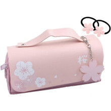 Cherry Blossom Pencil Case Pink Large Capacity