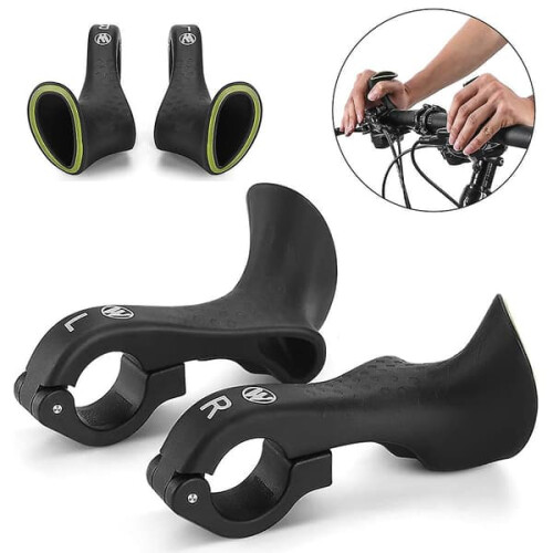 Non-Slip MTB Handlebar Ends 22.2mm Nylon 1 Pair