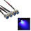 Lampe à diode bleue, montage encastré 8 mm, lot de 4 1