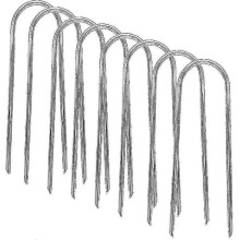 Trampoline Nails Galvanized U-Anchors 8 pcs