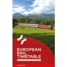European Rail Timetable Spring 2026 Paperback Book