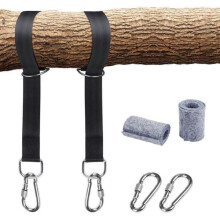 Hammock Strap for Trees 150 cm with D-Ring and Carabiner 2