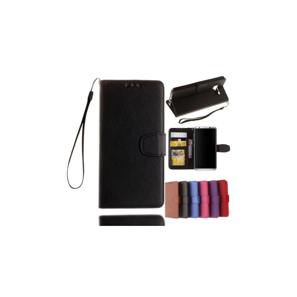 Nkobee Smooth Wallet Case For Samsung Galaxy S8+ Black 962029304746