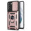 Samsung Galaxy S22armor-deksel med ringholder i roségull 1