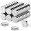 Neodymium Round Magnets 10x3mm Silver 20pcs 1