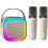Portable karaoke machine wireless speaker with mic 1