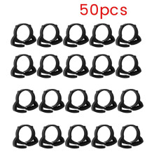50PCS PE Pipe Clamp Φ16 Irrigation Pipe Fixed to Prevent Water Leakage Sprinkler Drip Pipe Accessories Fixed Snaps