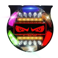 Truck LED Warning Rotating Colorful Flashing Light Fog Light Turn Signal Reverse Light Driving Light Brake Light