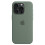 Capa de silicone magnética compatível com MagSafe para iPhone 15 Pro Max. Cor verde. 1