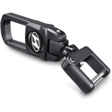 Hyundai Schlüsselanhänger, Ersatz-Schlüsselanhänger aus Metall für Hyundai Santa Fe, Palisade, Kona, Elantra, Schlüsselanhänger für