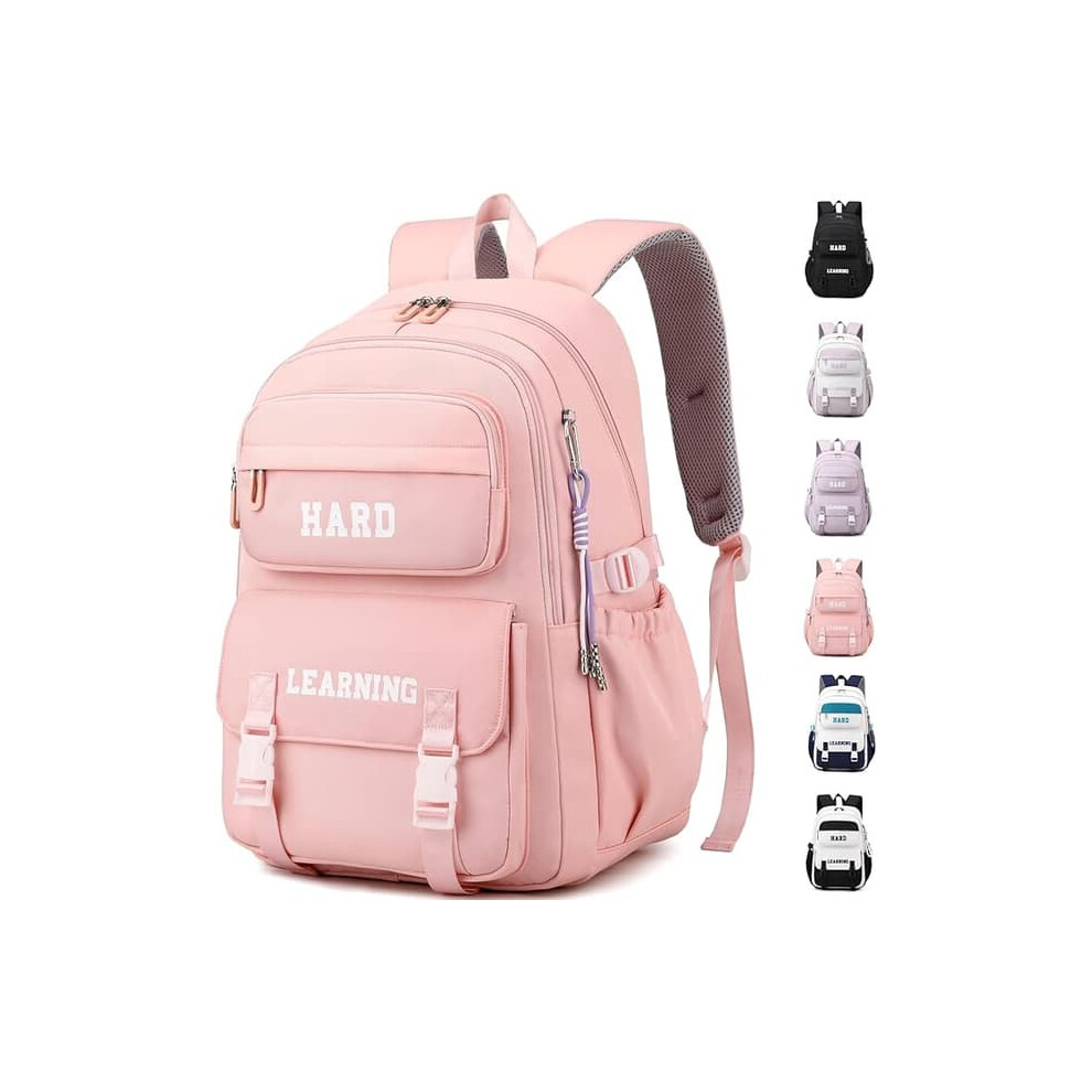 School Backpack for Kids Water-Resistant Lightweight Pink
