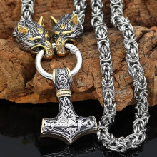 Muince ceann mac tíre fir crochta amulet Nordach