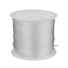 elastic thread for jewelry making clear 0.8 mm